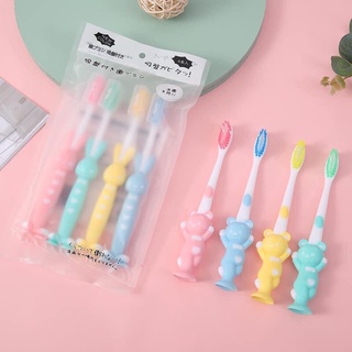 Set 4 bàn chải gấu cho bé