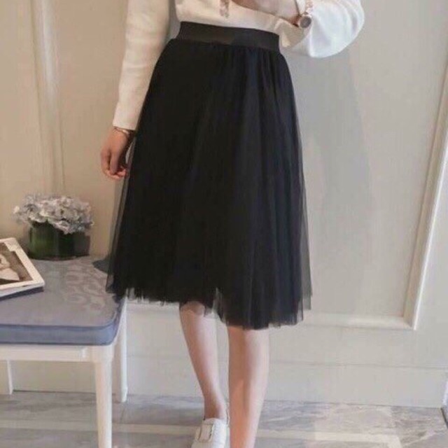 Chân váy tutu lưới công chúa kèm hình thật