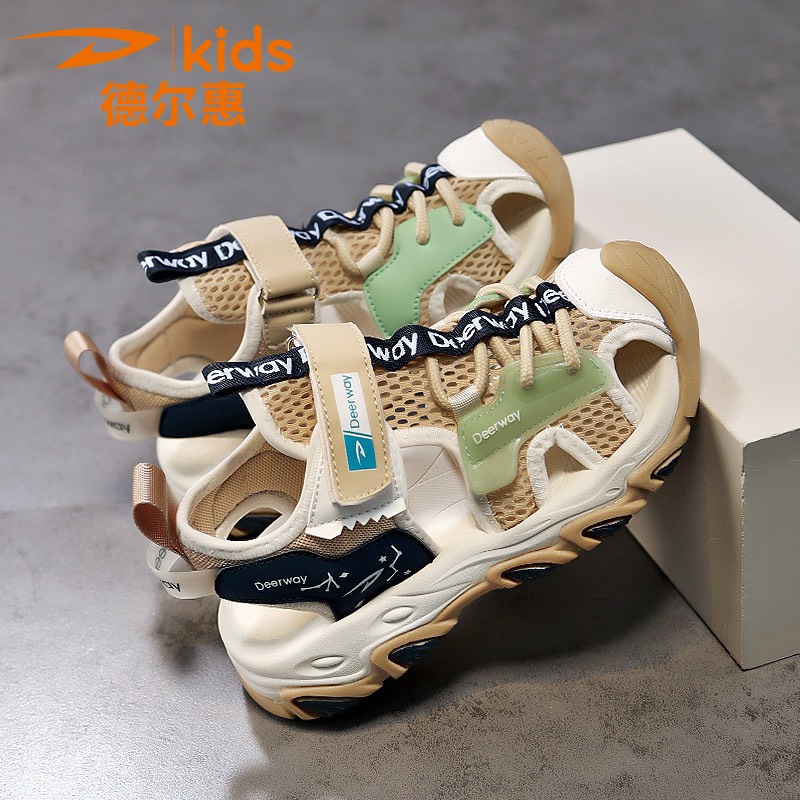 Dép Sandal Sport Bít Mũi Cho Bé Trai, Mẫu Mới 2022 - Hàng Quảng Châu Cao Cấp (2226)