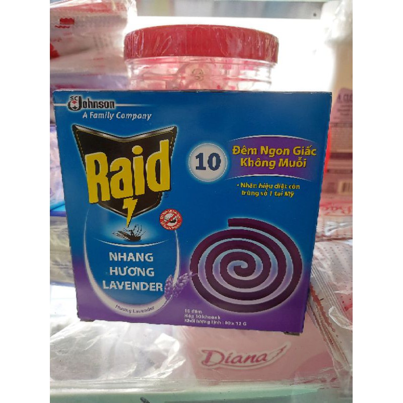 Nhang thơm diệt muỗi Raid