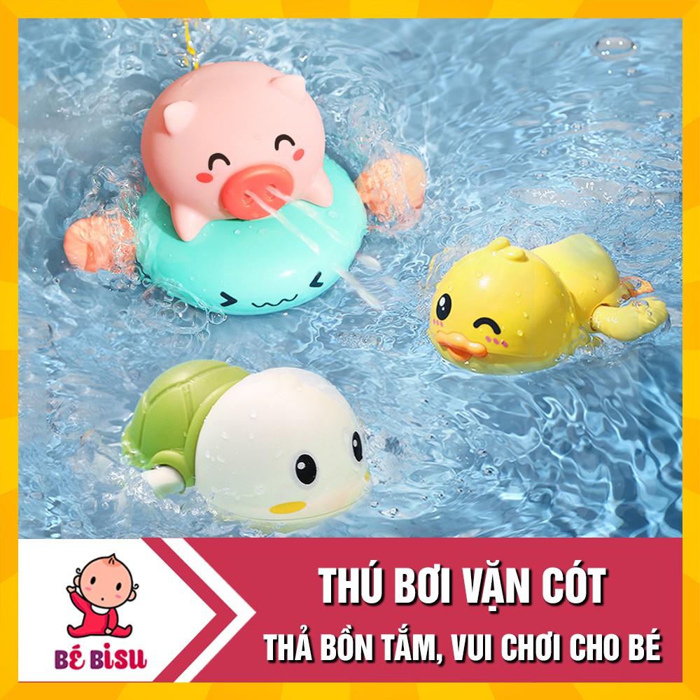 THÚ BƠI vặn cót thả bồn tắm Nhiều mẫu loại To cho bé