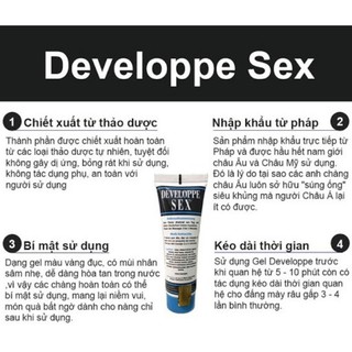 Gel Tăng Kích Thước DV DEVELOPPE.