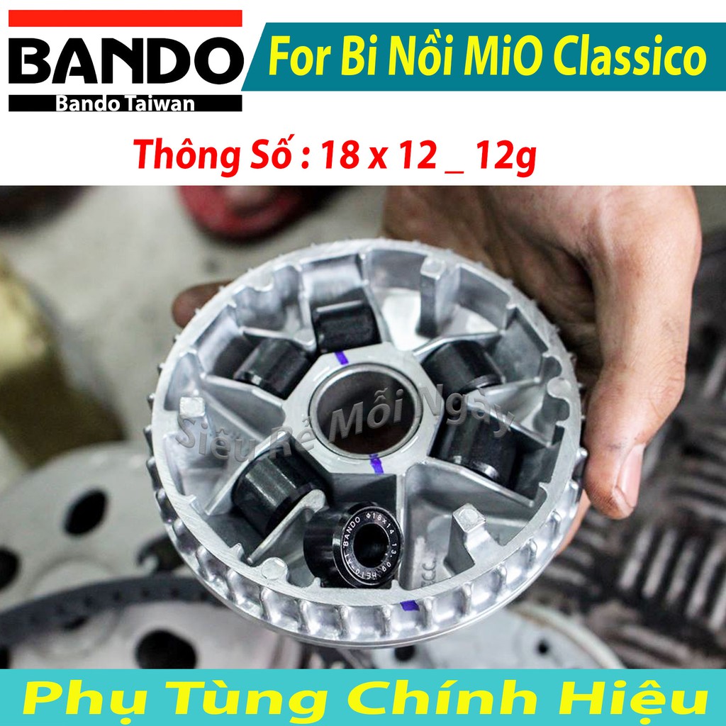 Bộ Bi Nồi Bando Yamaha Mio Classico 18 x 12 x 12g