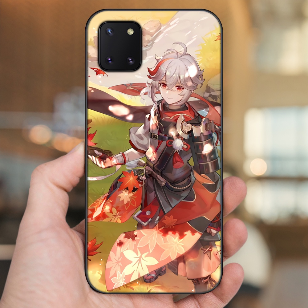 Ốp lưng Samsung Note 10 Lite viền đen in hình Kazuha Genshin Impact