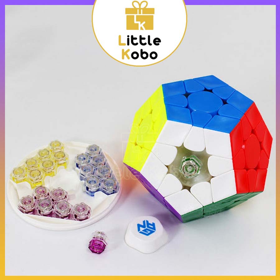 Rubik Gan Megaminx M Stickerless Rubic Biến Thể Nam Châm 12 Mặt