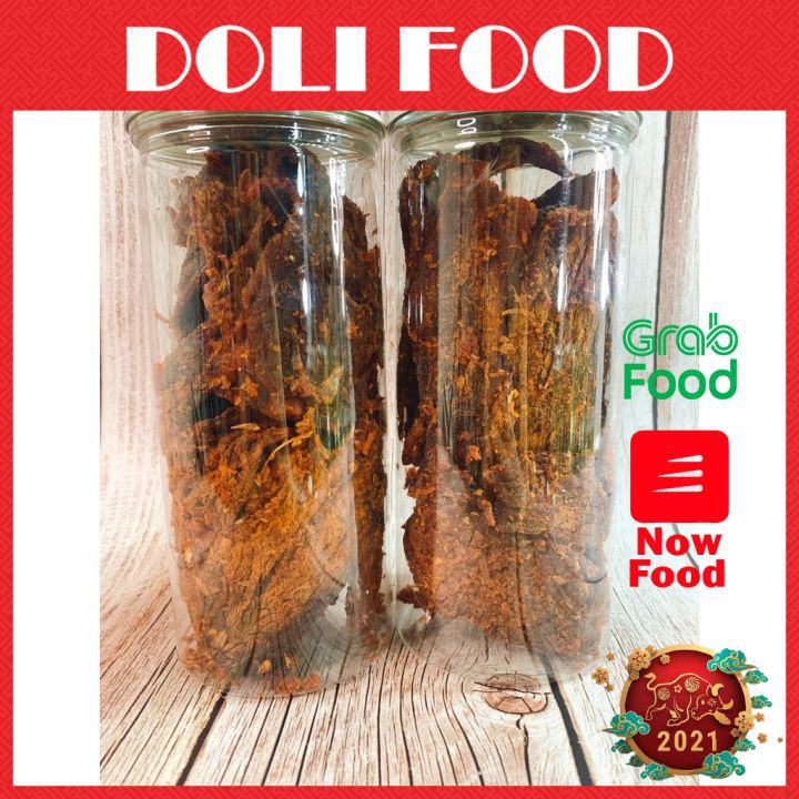 Khô Bò Miếng ,Thịt Bò Khô Miếng, Khô Bò Hồng Ngự, Hũ Pet 100gr,200,300gr, HSD 6 Tháng, DOLI Cam Kết ATVSTP | BigBuy360 - bigbuy360.vn