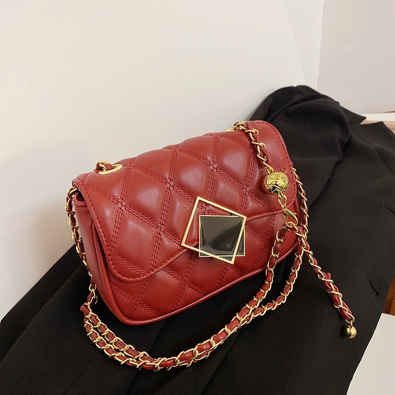 IELGY Túi Đeo Chéo Đính Kim Cương Giả Kiểu Cổ Điển Thời Trang Cho Nữ