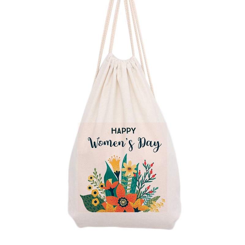 Túi tote vải canvas HAPPY WONMAN'S DAY