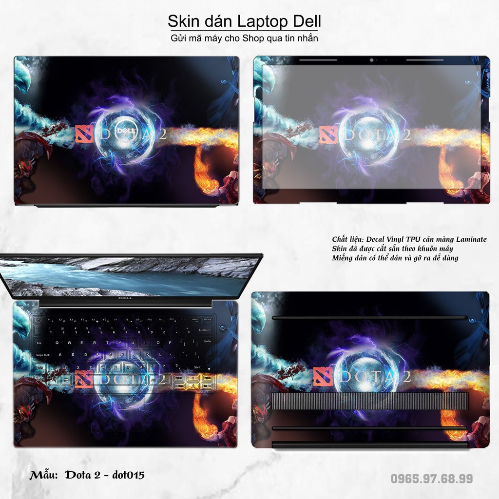 Skin dán Laptop Dell in hình Dota 2 nhiều mẫu 3 (inbox mã máy cho Shop)