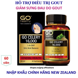 Viên uống phòng và hỗ trợ điều trị Gout Viên gút GO CELERY 16000mg nhập khẩu NEW ZEALAND thumbnail