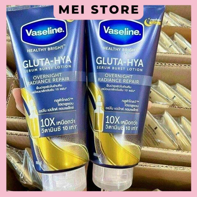 Sữa Dưỡng Thể Vaseline Healthy Bright Gluta HYA Serum 10X/50X Thái Lan 330ml