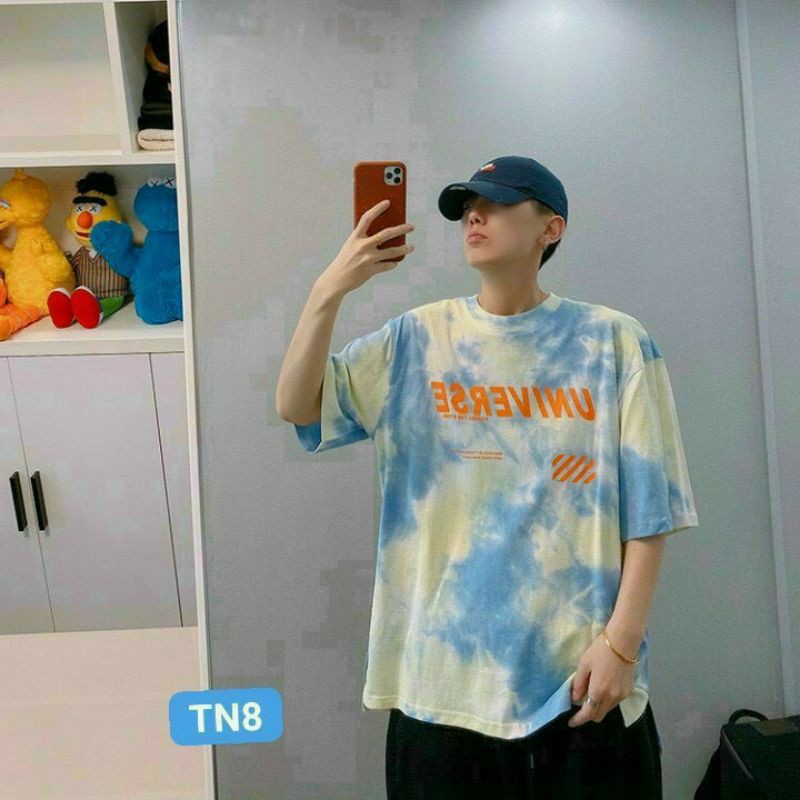 [ Form Rộng ] Áo thun loang nam nữ tay lỡ oversize form rộng - chuẩn đủ màu vải bao đẹp ( HaDes) | BigBuy360 - bigbuy360.vn