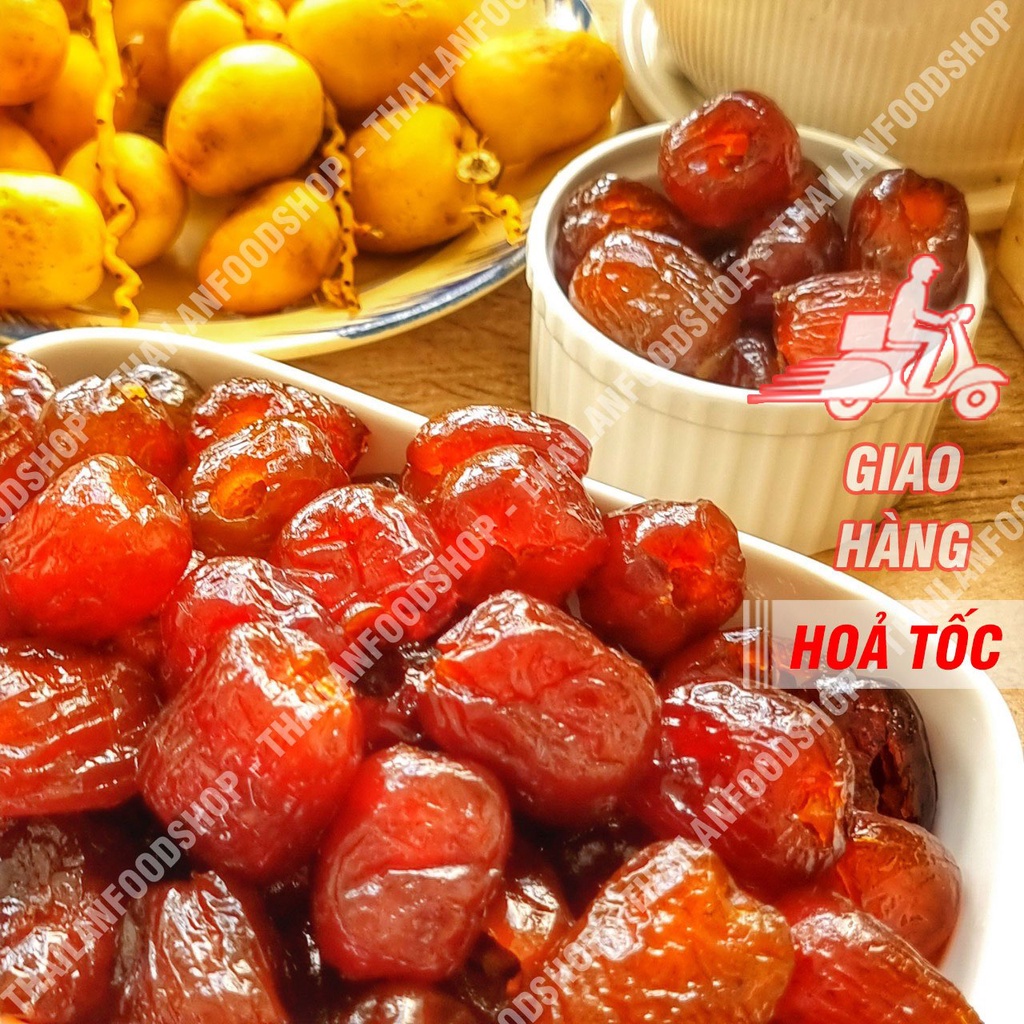 Táo Sấy Dẻo Thái Lan Đã Tách Hạt Lon 500gr