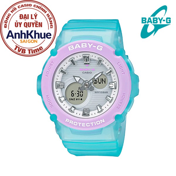 Đồng hồ nữ dây nhựa Casio Baby-G chính hãng Anh Khuê BGA-270-2ADR