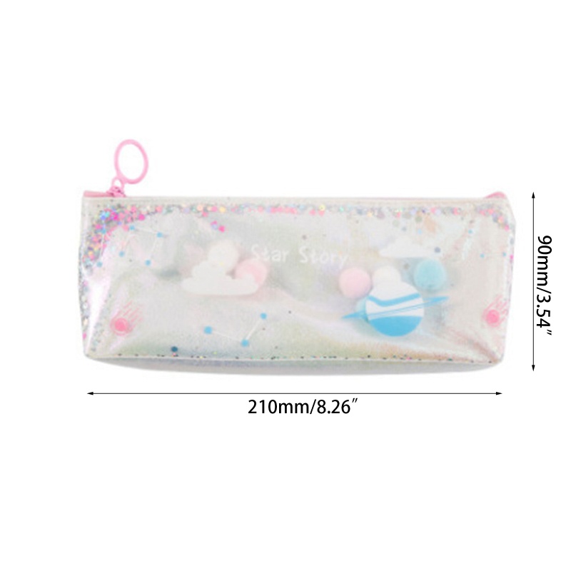 Túi Đựng Bút / Mỹ Phẩm Sức Chứa Lớn Tiện Dụng Cho Giáng Sinh / Sinh Nhật