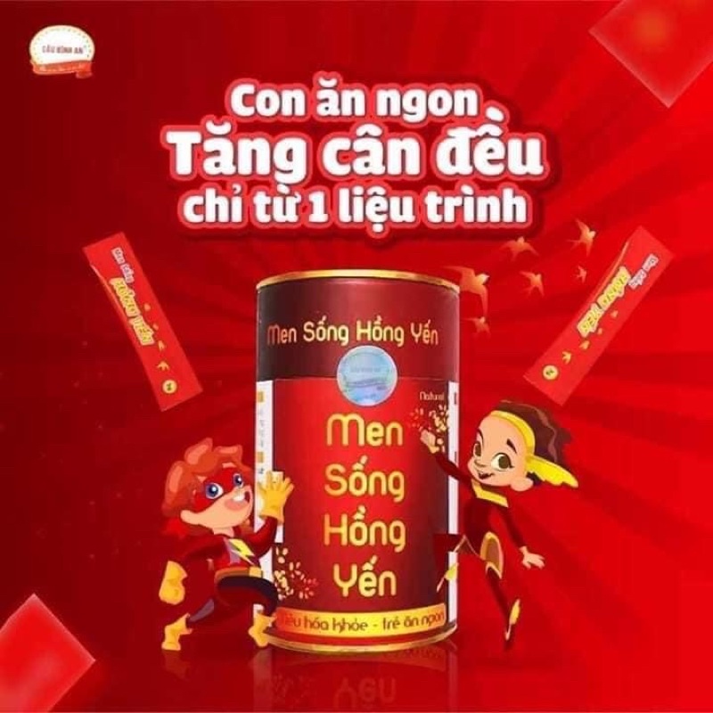 Combo 5 hộp men sống hồng yến Cầu Bình An