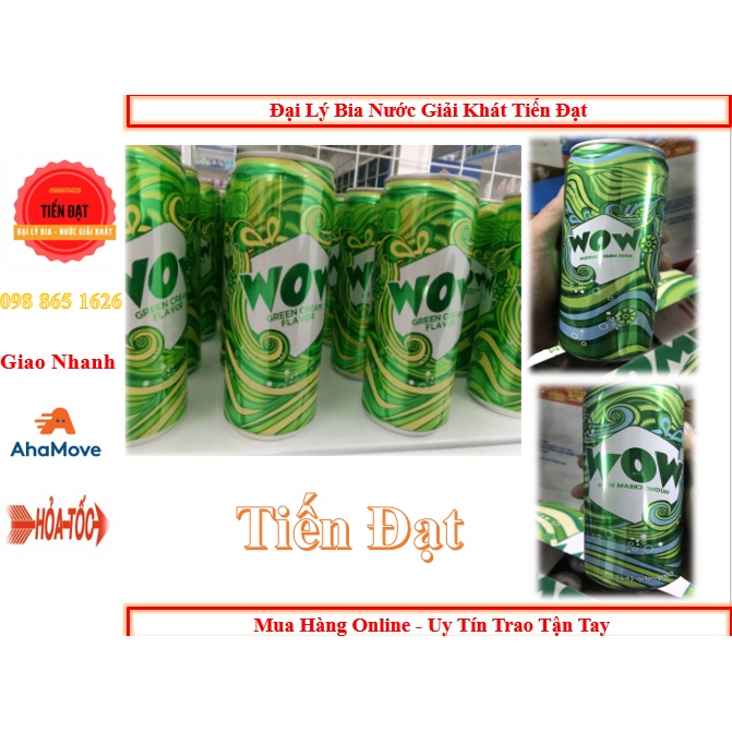 Lốc 6 Lon Nước Ngọt Mirinda Soda Kem Campuchia Wow thể tích 330ml