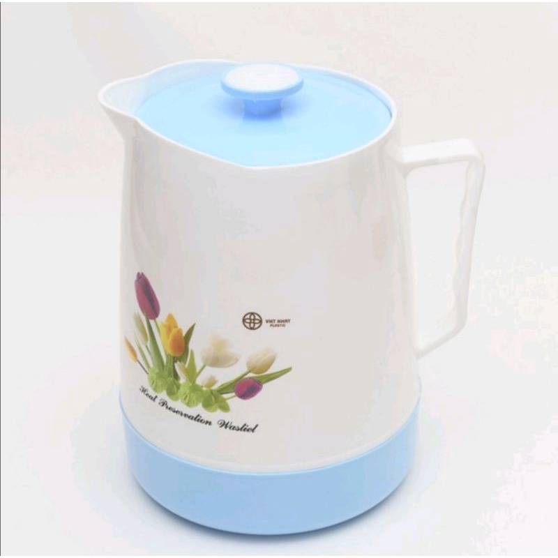 Bình nước ủ trà, nhân sâm, trà xanh nhựa Việt Nhật cao cấp. Siêu bền, chịu nhiệt cao, giữ nhiệt lâu.