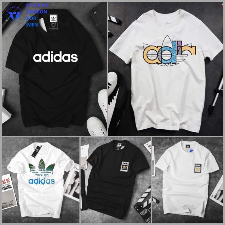 Áo Thun Adidas Nam, Nữ Cổ Tròn Basic - Chất Vải Cotton Cao Cấp, Dày Dặn, Thoáng Mát, Hình In Sắc Nét Không Bong Trốc 1