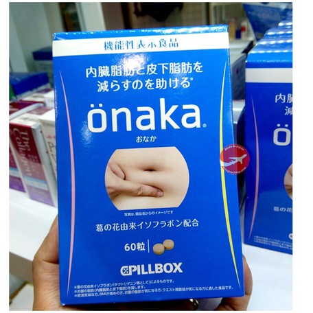 Viên Uống Giảm Mỡ Bụng Onaka PillboxNhật Bản 60 viên