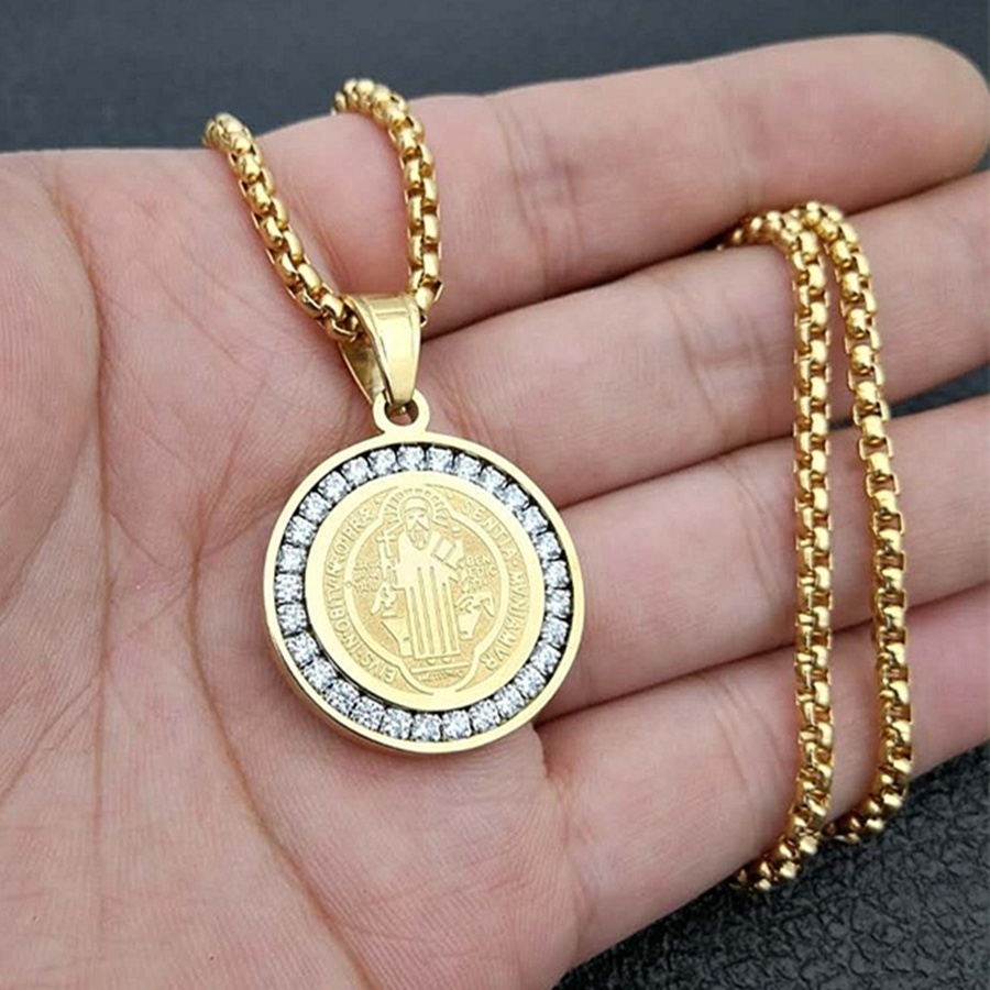 Vòng cổ Mạ Vàng Mặt Hình Đức Cha Thiết Kế Ấn Tượng