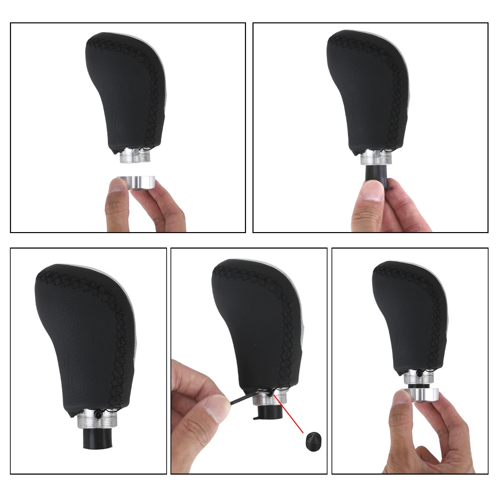 Bọc cần số xe hơi bằng da PU 5/6 tốc độ thay thế tiện dụng chất lượng cao