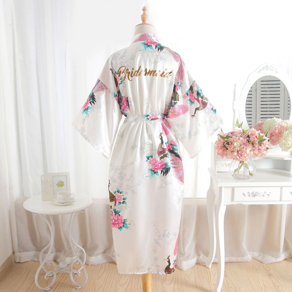 Áo ChoàNg Ngủ KiểU DáNg Chú Công Cho Nữ