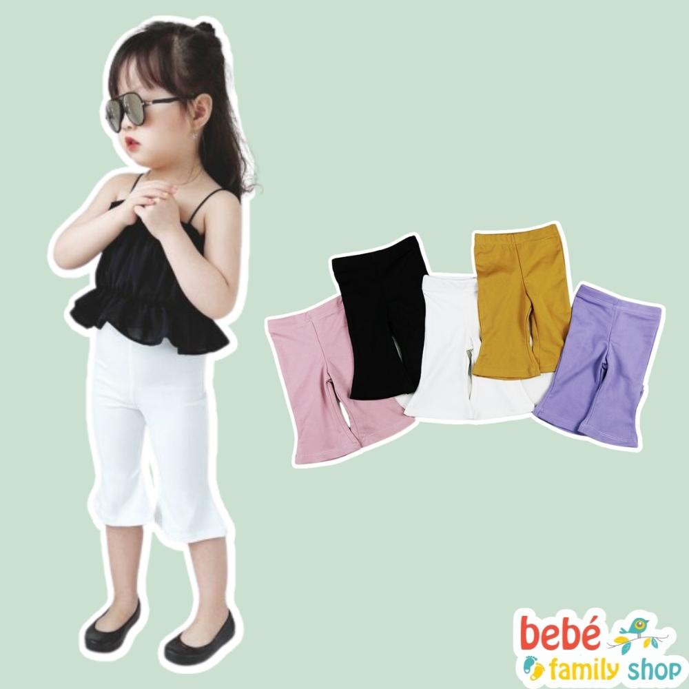 Quần legging lửng ống loe quần legin bé gái thời trang - QGTB