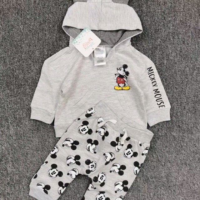 Bộ nỉ Mickey Disney xuất dư