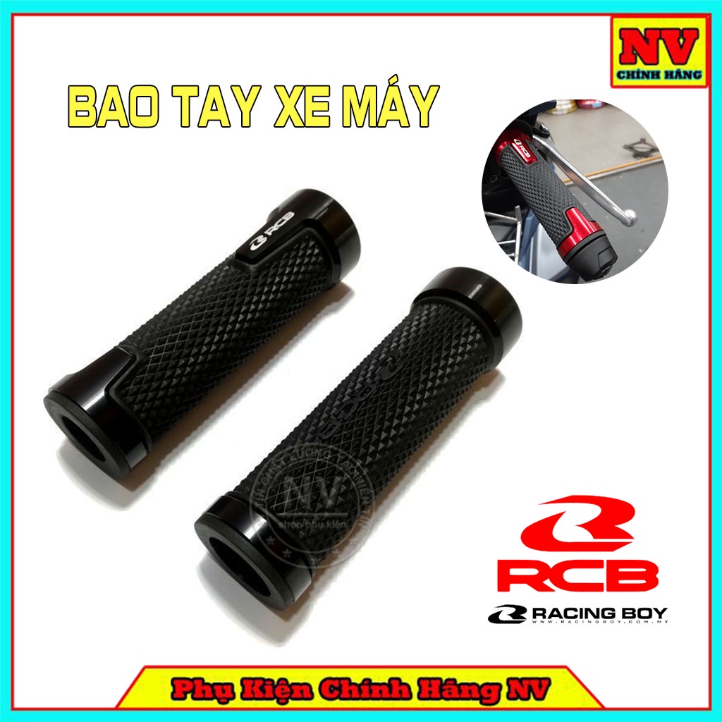 Bao tay RCB chính hãng viền nhôm AHG14 cho xe máy Sirius, Wave, Dream, Exciter, Winner,...