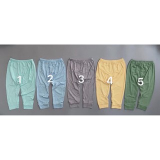 combo 5 quần dài mỏng cotton lạnh cho bé
