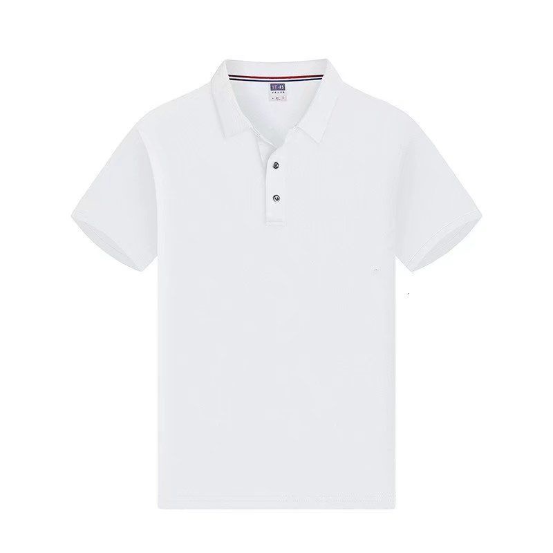 Áo Thun Thể Thao Ngắn Tay Cổ Bẻ Chất Liệu Lụa Lạnh Thoáng Khí Nhanh Khô Cho Nam