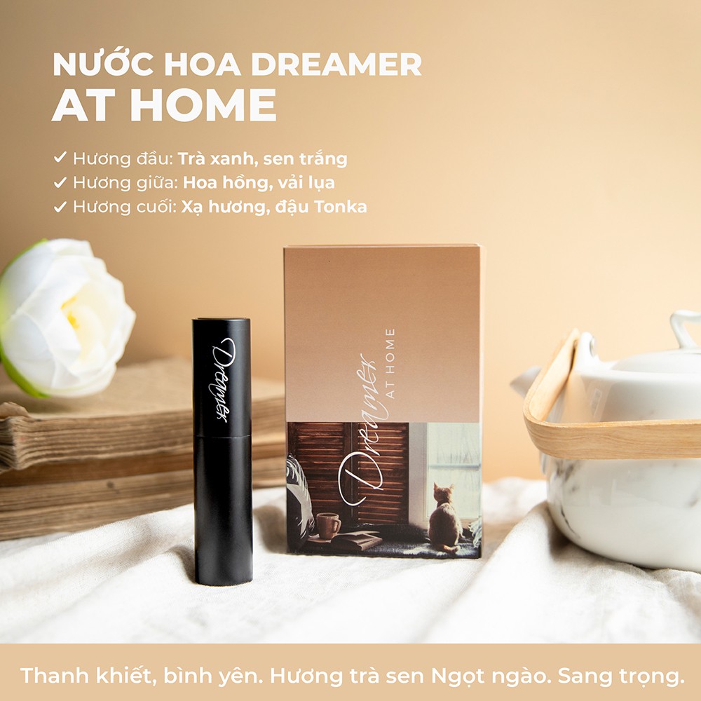 Nước Hoa Unisex Dreamer Cao Cấp Thơm Lâu Nhẹ Nhàng Quyến Rũ Cỏ Mềm 10ml