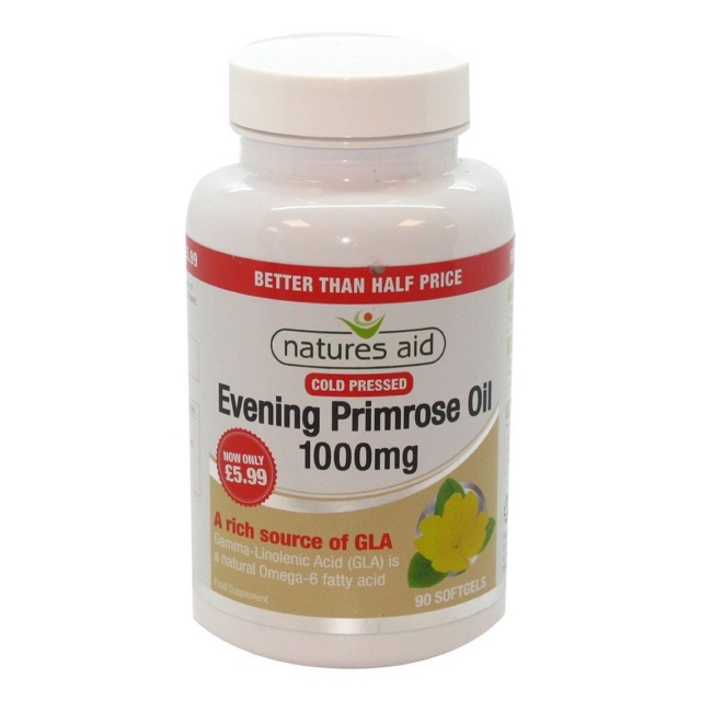 NATURES AID EVENING PRIMROSE OIL 90v
