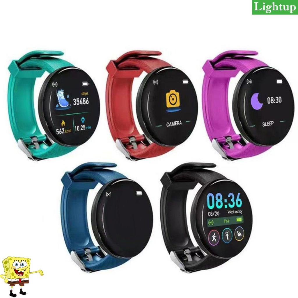 D18S 1.44 Màn hình tròn Nhắc nhở cuộc gọi Đồng hồ thông minh Giao tiếp không dây