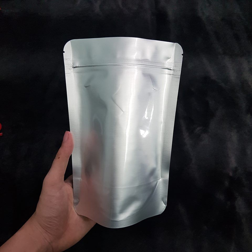 1 KG Túi Zip 2 Mặt Bạc Đủ Cỡ