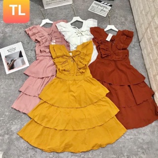 Đầm cánh tiên xoè tầng hana79