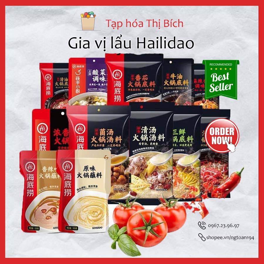Gia vị lẩu Haidilao Cốt Lẩu Tứ Xuyên Hailidao Thượng Hạng | BigBuy360 - bigbuy360.vn