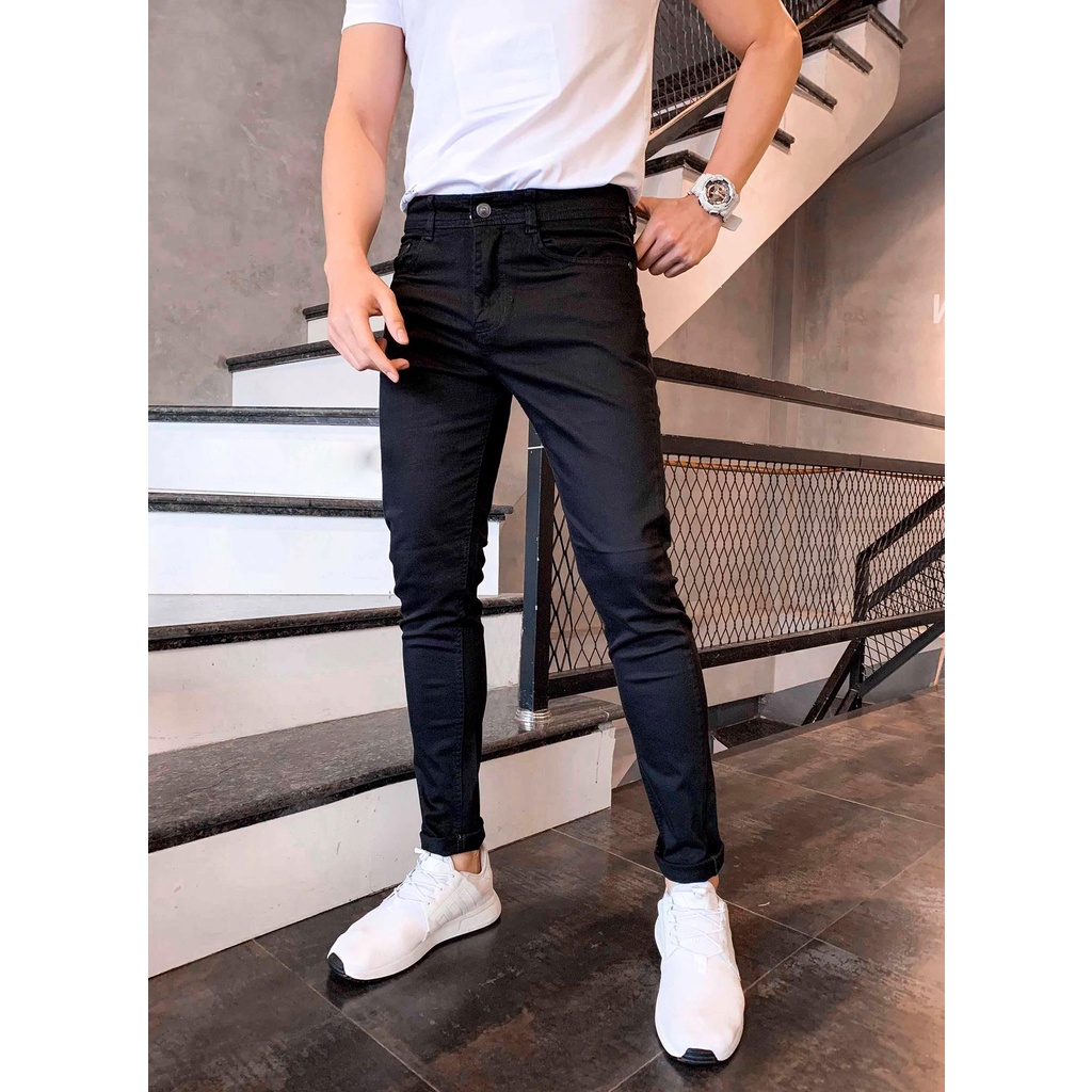 Quần Jeans Nam Wash Bạc Thời Trang 2STOREGLE Phong Cách Hàn Quốc