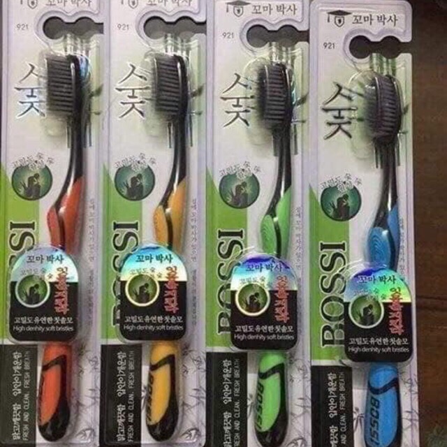 Bàn chải than tre Bossi Hàn Quốc
