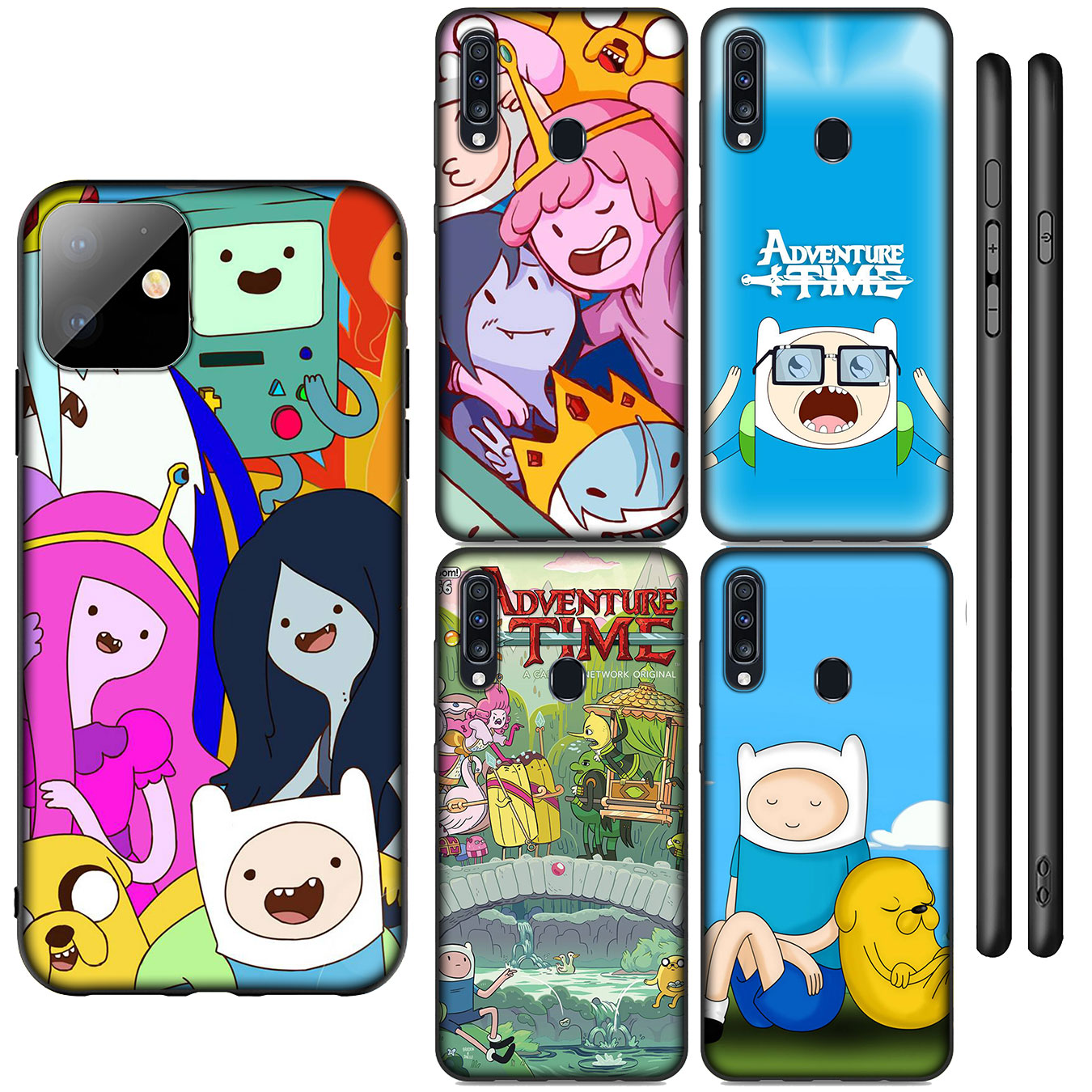 Samsung Galaxy A9 A8 A7 A6 Plus J8 2018 + A21S A70 M20 A6+ A8+ 6Plus Casing Soft Silicone adventure time Phone Case