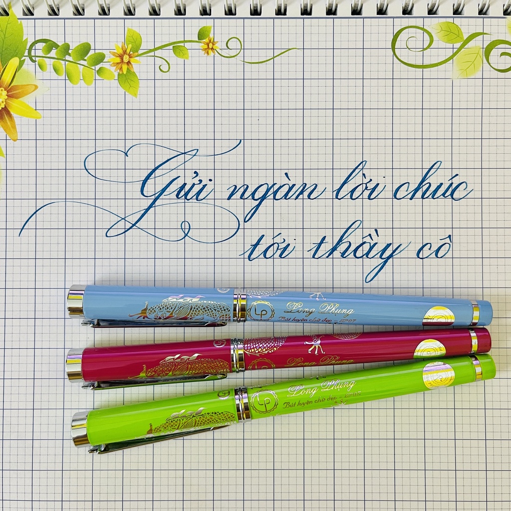 Bút long phụng LP07 ngòi lá tre G calligraphy tự tạo thanh đậm, có hộp