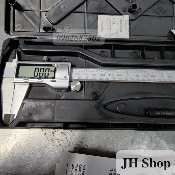 thước kẹp điện tử 200mm thép không gỉ hàng chuẩn JAPAN (KATO)