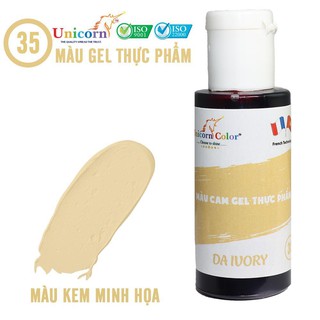 Màu Thực Phẩm Da Ivory UNICORN Dạng Gel 28gr D35