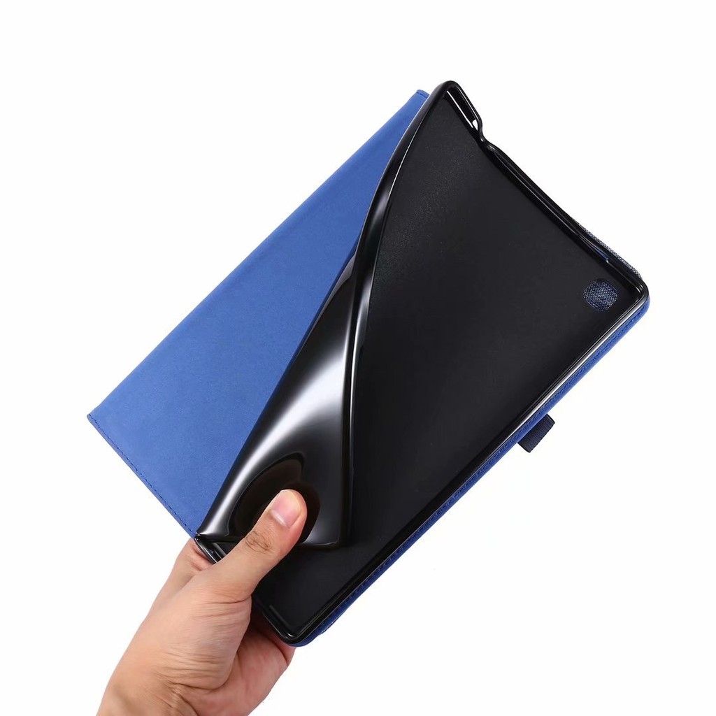 Ốp bảo vệ chống sốc trơn màu có giá đỡ cho máy tính bảng Samsung Galaxy Tab A7 10.4 2020 SM-T500 T505 T507