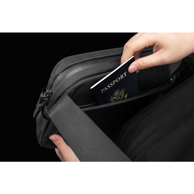 TÚI ĐEO VAI TOMTOC (USA) URBAN CODURA SLING BAG TRAVEL &amp; WORK 13.3-14.2″ H02-C04D01