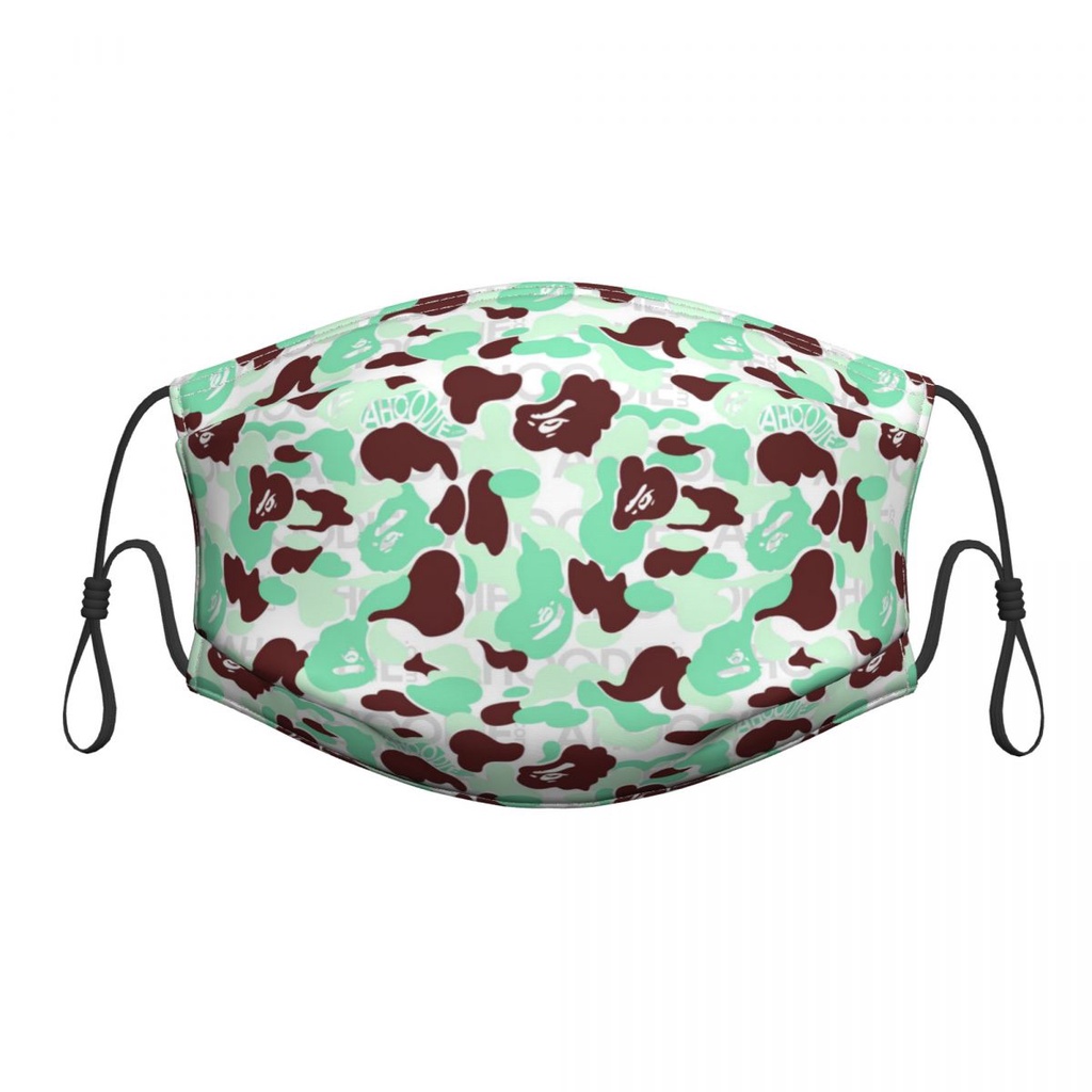 Bape Set 3 Khẩu Trang Chống Bụi Ô Nhiễm Có Thể Tái Sử Dụng