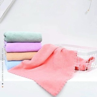 Khăn mặt lông cừu trơn siêu mềm mịn, độ bền cao