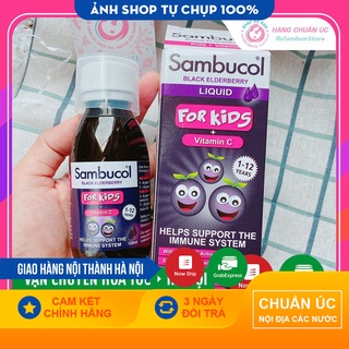 Siro Tăng đề kháng Sambucol Liquid 120ml cho Bé Từ 1 - 12 Tuổi - UK