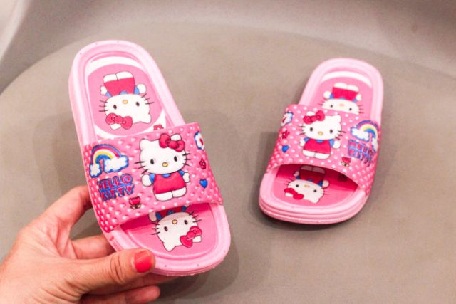 PHOM NHỎ DÉP CAO SU MỀM HELLO KITTY HỒNG DỄ THƯƠNG CHO BÉ - DÉP KITTY